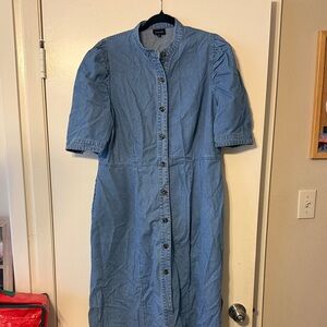 Who What Wear maxi Denim Dress